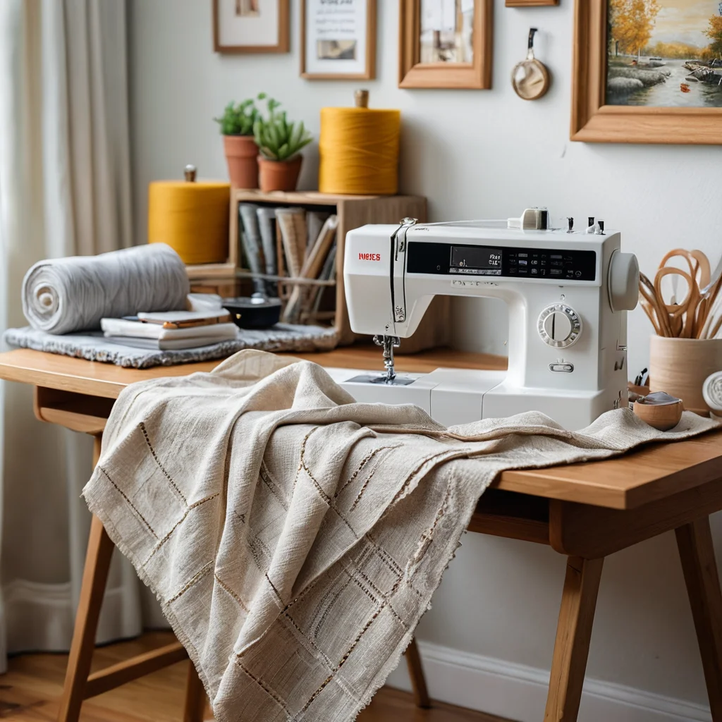 Типичные ошибки при создании текстильного декора для детской: неровные швы, неопрятные края ткани, плохо подобранные материалы, загроможденное рабочее место.