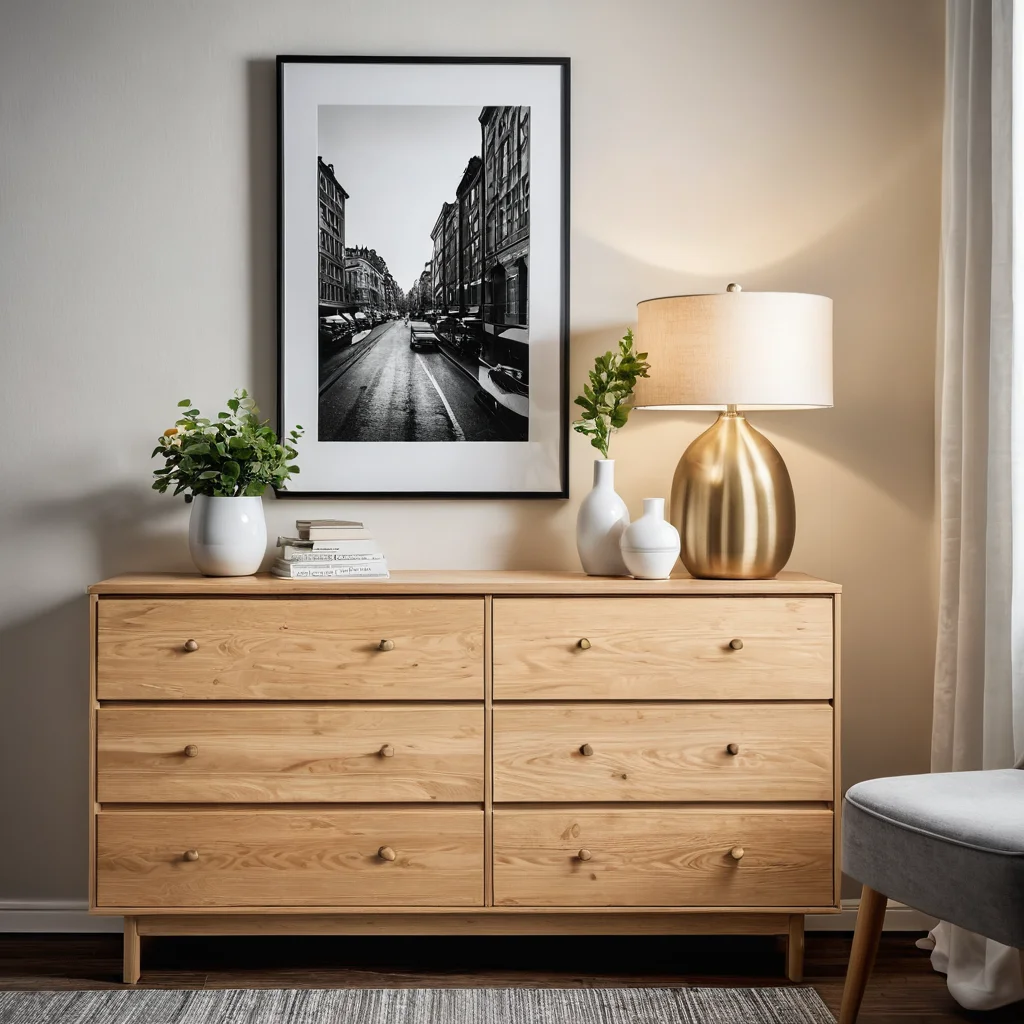 Уникальный, индивидуально покрашенный комод ИКЕА, с гордостью стоящий в уютном интерьере спальни, является завершенным произведением искусства, вдохновляя на дальнейшие творческие преобразования и эксперименты с мебелью.