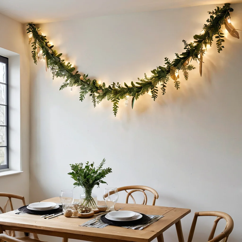 Креативное использование одноразовых вилок и ложек, превращенных в стильную гирлянду с помощью ниток и бусин, демонстрирующее дополнительные лайфхаки для супер-экономного и красивого декора из одноразовой посуды для праздника.