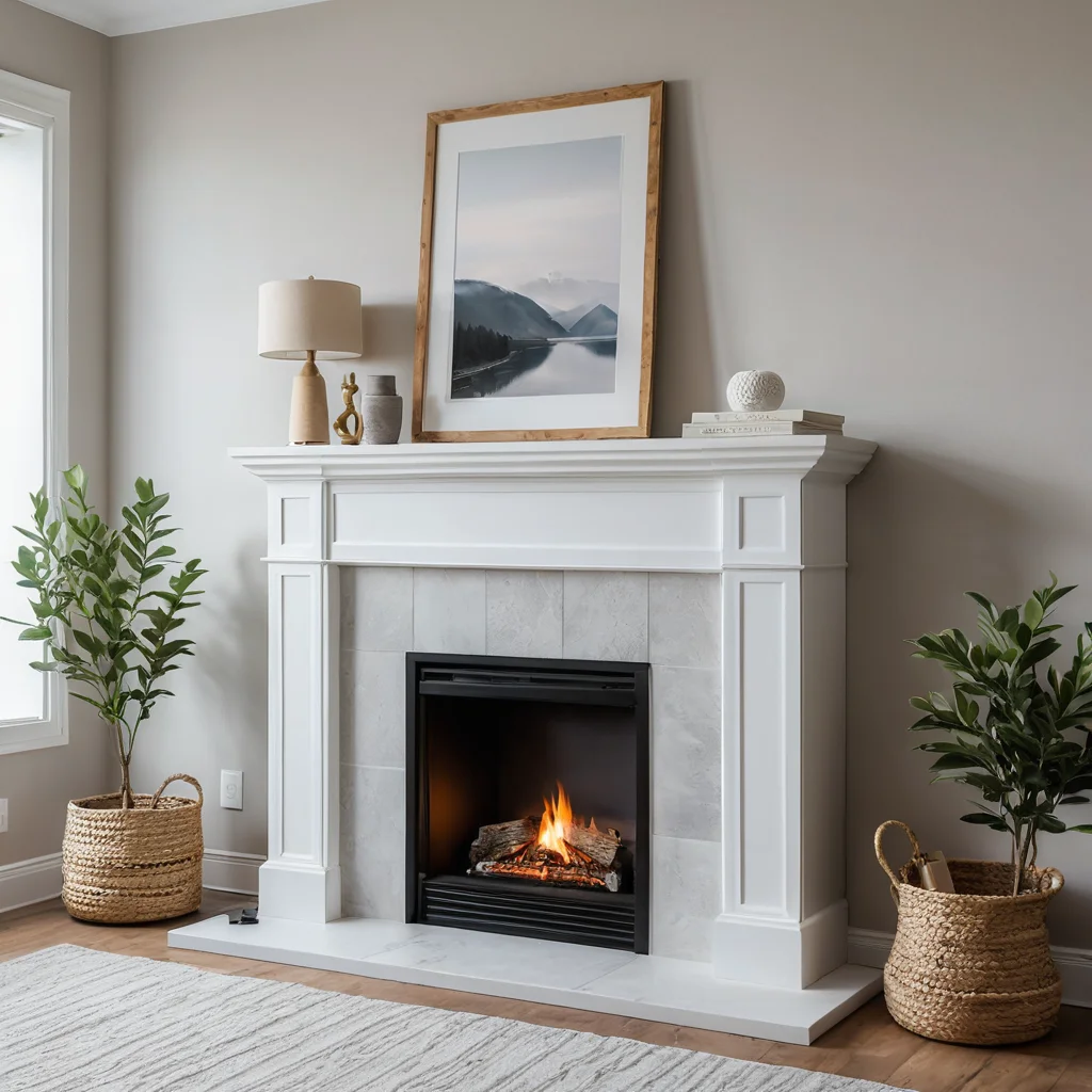 Пошаговая инструкция по созданию фальш-камина из гипсокартона: процесс замера, резки и сборки каркаса в чистом рабочем пространстве.