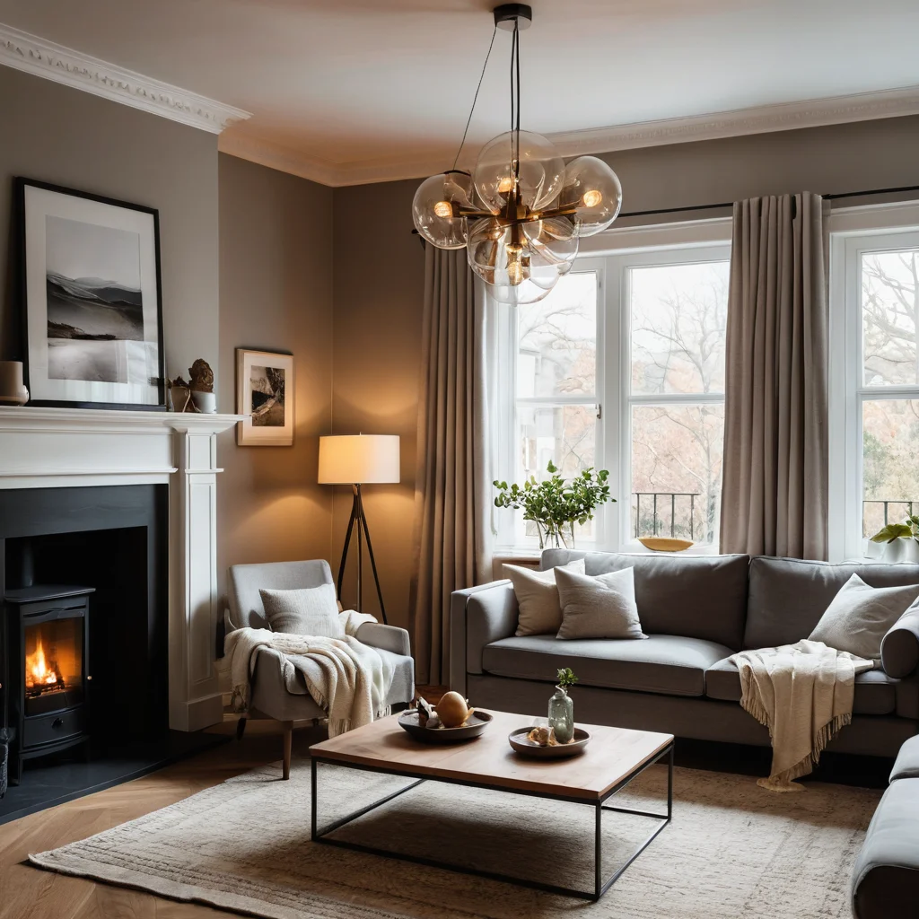 Планировка освещения для интерьера: демонстрация различных сценариев освещения для создания уюта и функциональности в разные времена суток.