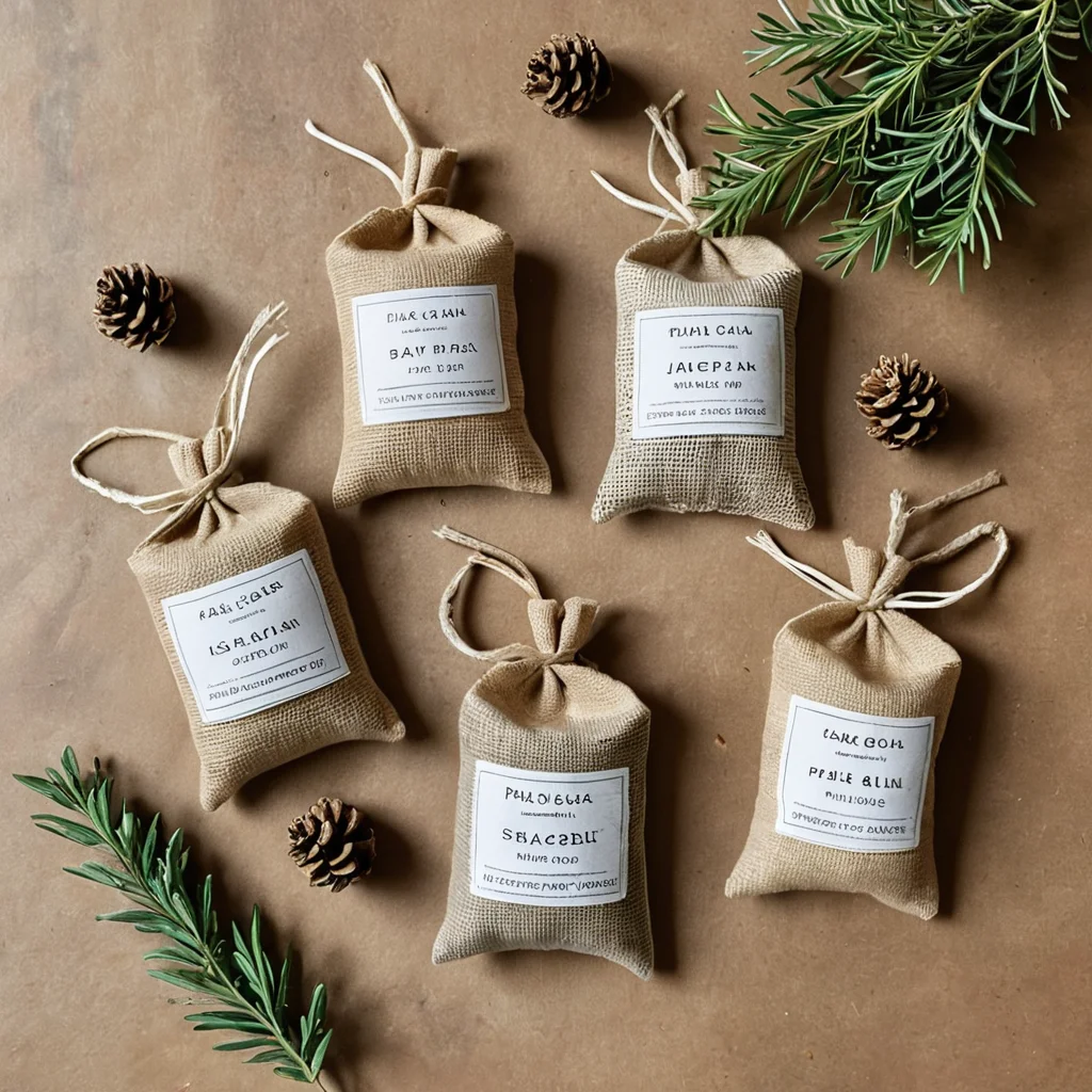 Подборка разнообразных ароматических саше ручной работы, выполненных в разных стилях интерьера — от рустикального до минималистичного и бохо, иллюстрирующая идеи адаптации ароматов и дизайна под индивидуальный декор дома.