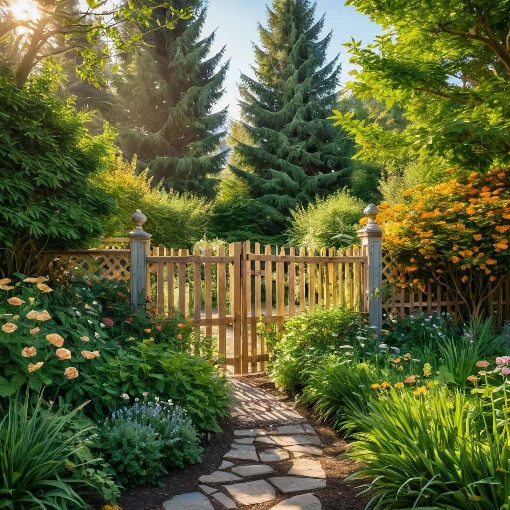 Фотореалистичный вид эскиза арт-забора на бумаге, демонстрирующего уникальный дизайн с абстрактными узорами, природными мотивами и геометрическими формами, выполненный в яркой цветовой гамме.