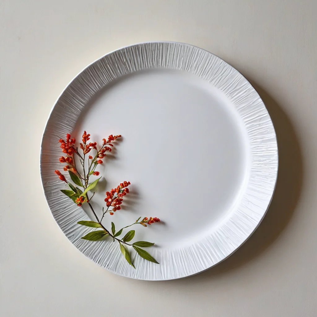 Декоративная тарелка из папье-маше, красиво экспонированная в интерьере, вдохновляющая на новые творческие проекты и подчеркивающая ценность ручной работы и правильного ухода.