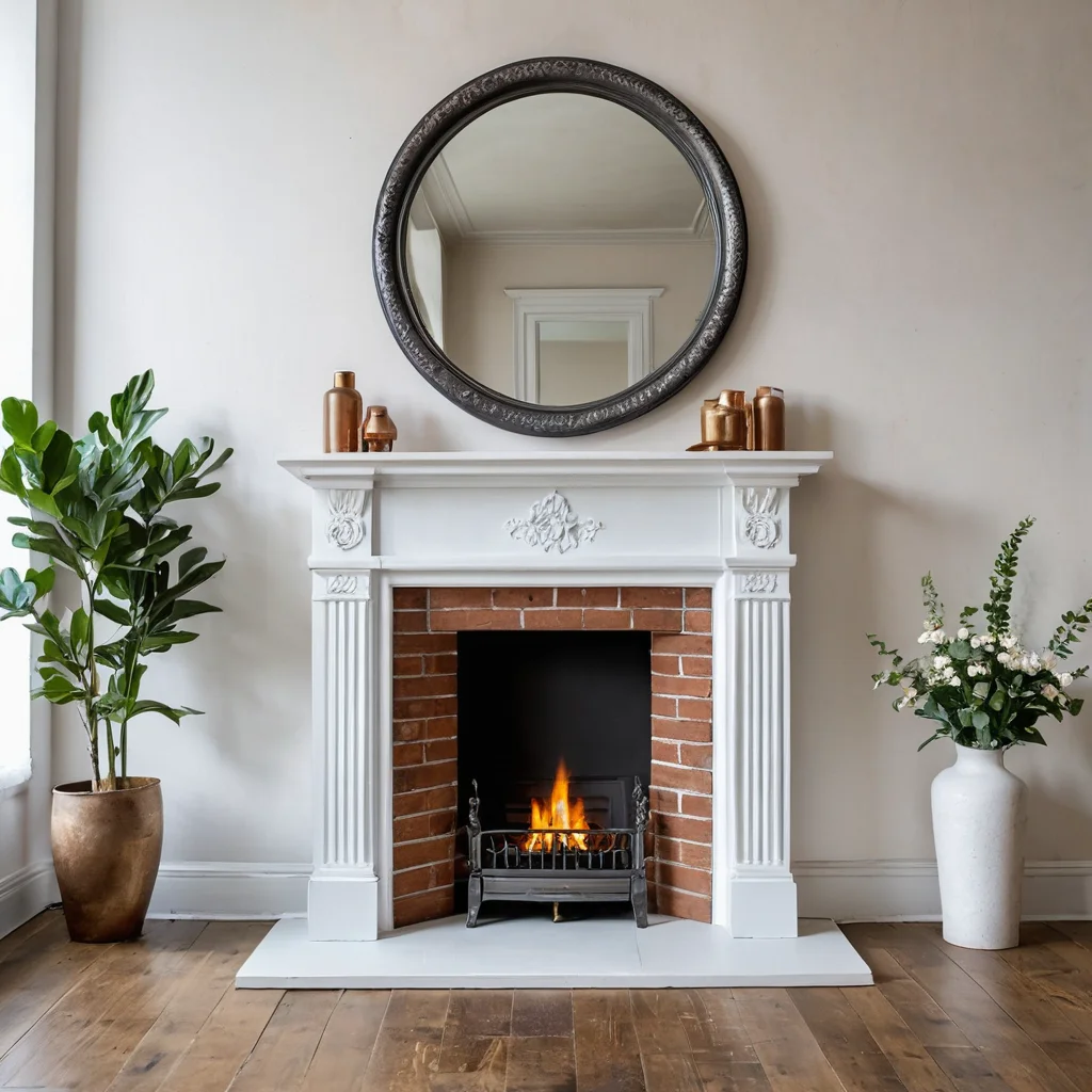 Один и тот же декоративный камин из картонных коробок, мастерски адаптированный под два разных интерьерных стиля: с одной стороны, минималистичный декор для лофта, с другой — элегантные элементы для классического интерьера, демонстрирующий универсальность DIY-решений.