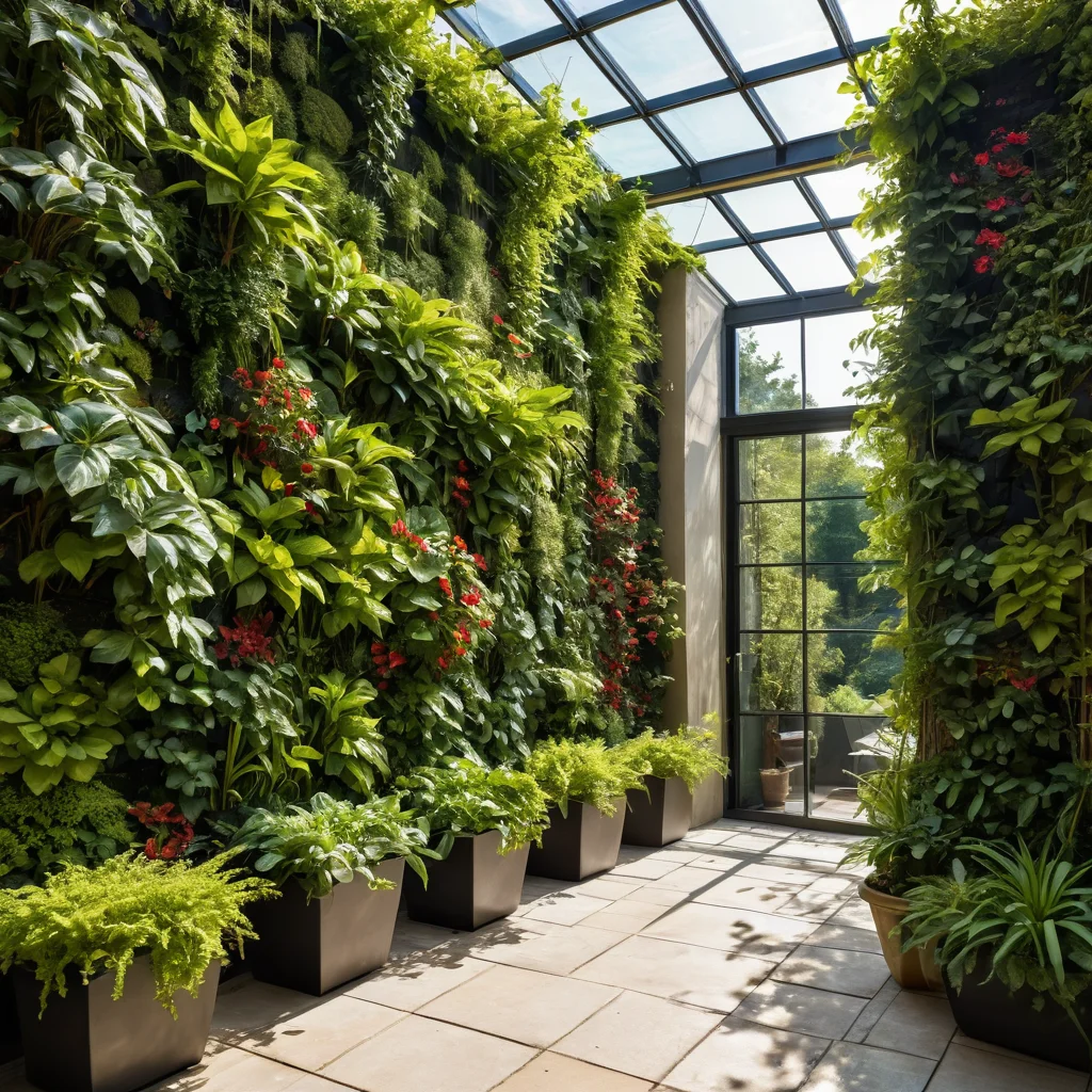 Уход за вертикальным садом: процесс обрезки растений, внесение удобрений в настенный сад, здоровые листья, яркие цветы, борьба с вредителями, рутинный уход для сохранения красоты.