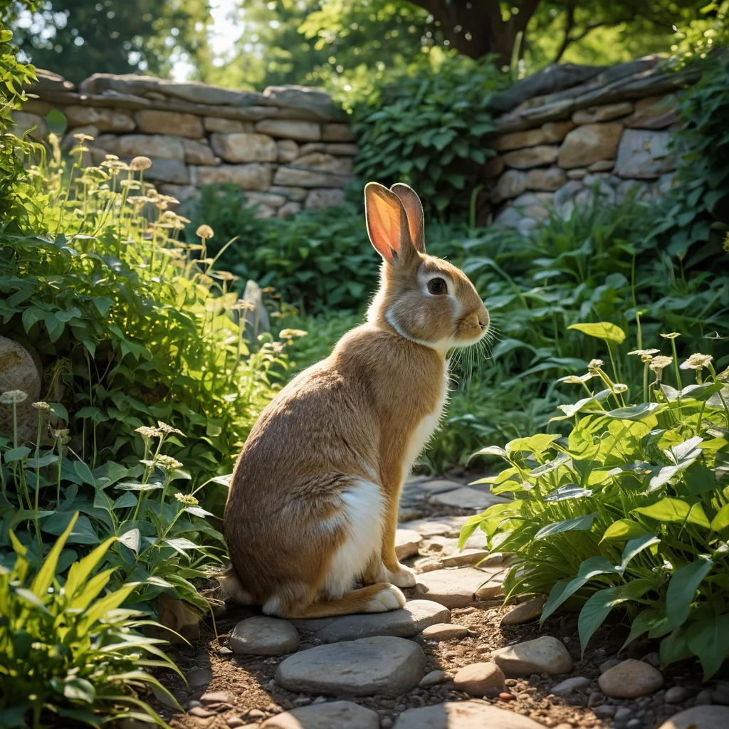 Типичные ошибки при создании 'заячьего огорода': заросшие сорняки, неровные камни, плохо рассаженные растения и увядающие цветы в запущенном уголке сада.