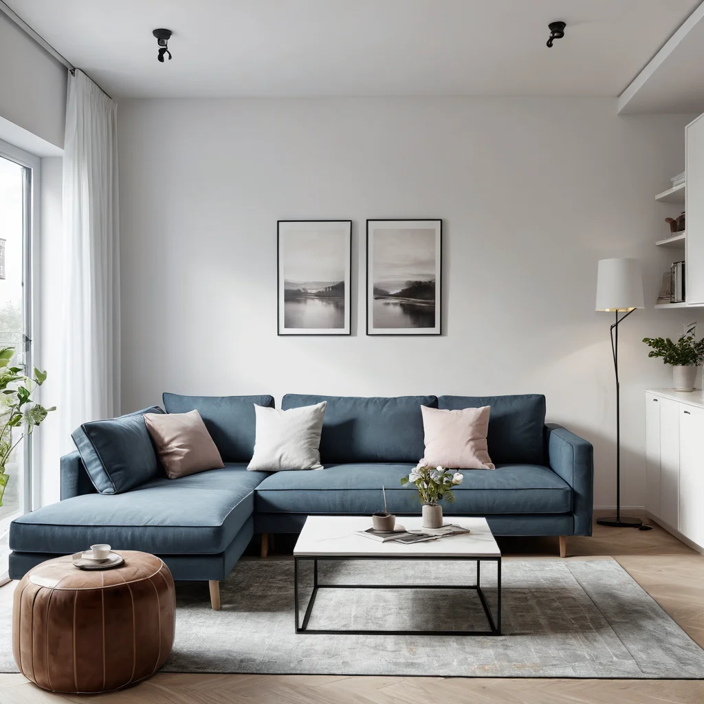 Визуальный чек-лист из 7 шагов, помогающий выбрать идеальный компактный диван, раскладывающийся вперед, для небольшой квартиры, акцентируя внимание на функциональности и размере.