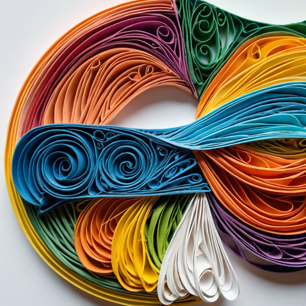 Сравнение идеальных и слегка деформированных элементов квиллинга, иллюстрирующее типичные ошибки новичков в квиллинге и важность аккуратности в бумагокручении.