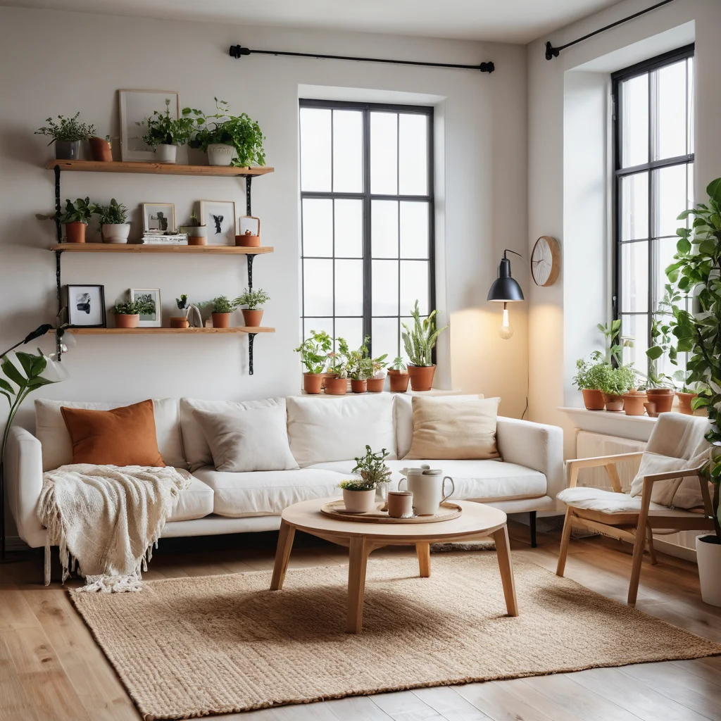 Фотореалистичная подборка примеров IKEA-хаков, адаптированных для различных интерьерных стилей: скандинавский, лофт и бохо, демонстрирующая универсальность декора в разных комнатах.