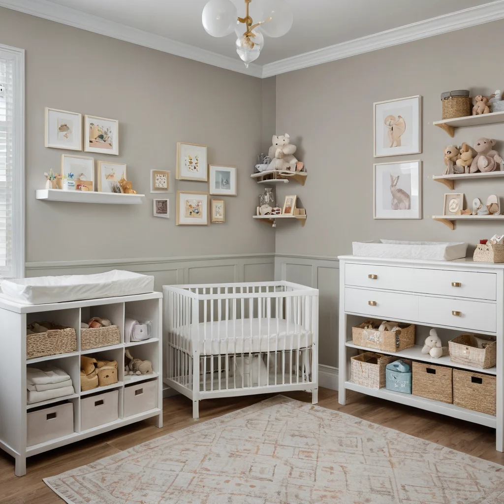 Типичная ошибка при организации зоны пеленания в маленькой квартире: захламленное пространство, неудобное расположение пеленального столика и плохая организация хранения.