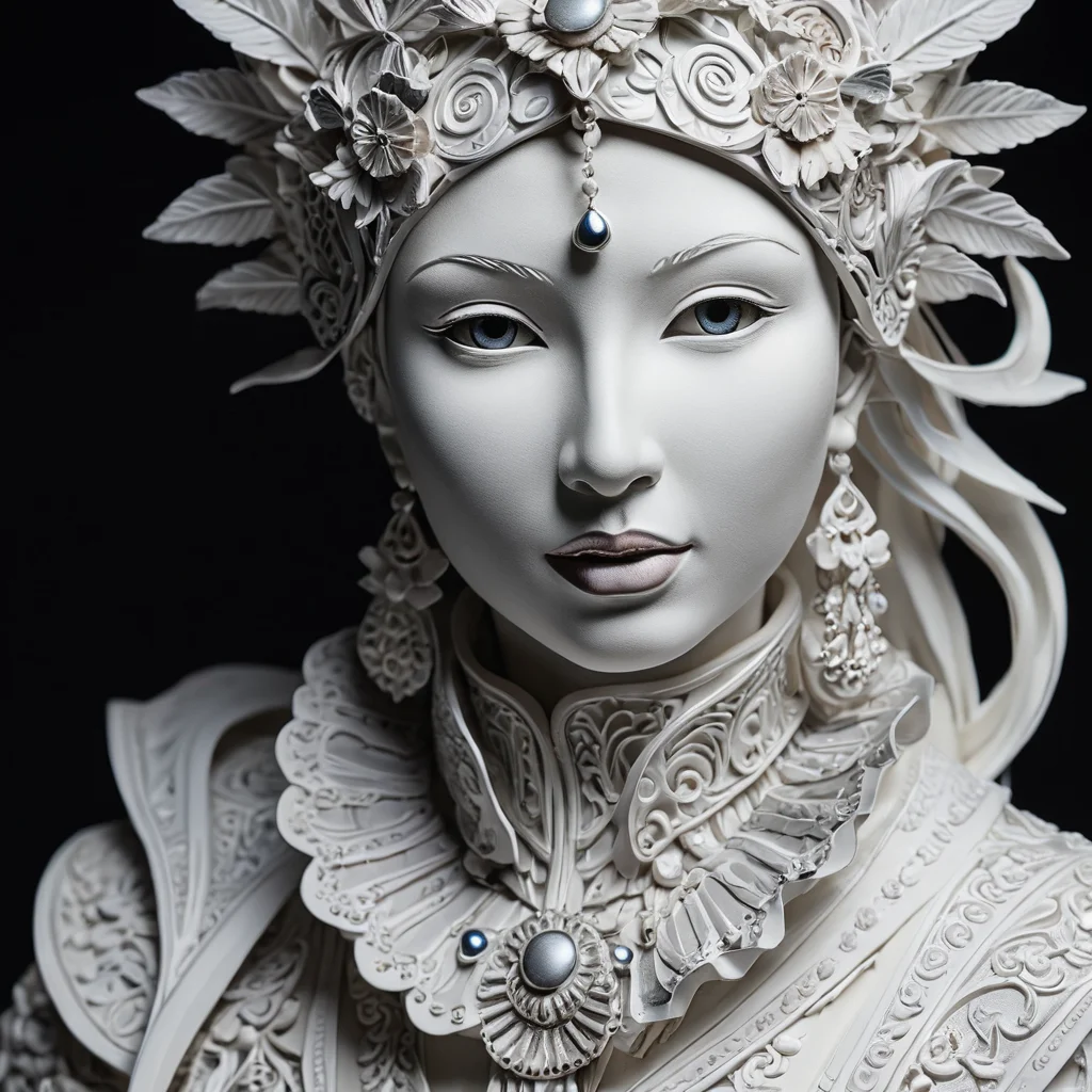 Долговечность и вдохновение: коллекция готовых, профессионально выполненных изделий из папье-маше, представленных в светлой галерее, демонстрирующих разнообразие форм и техник, вдохновляющих на дальнейшее творчество.