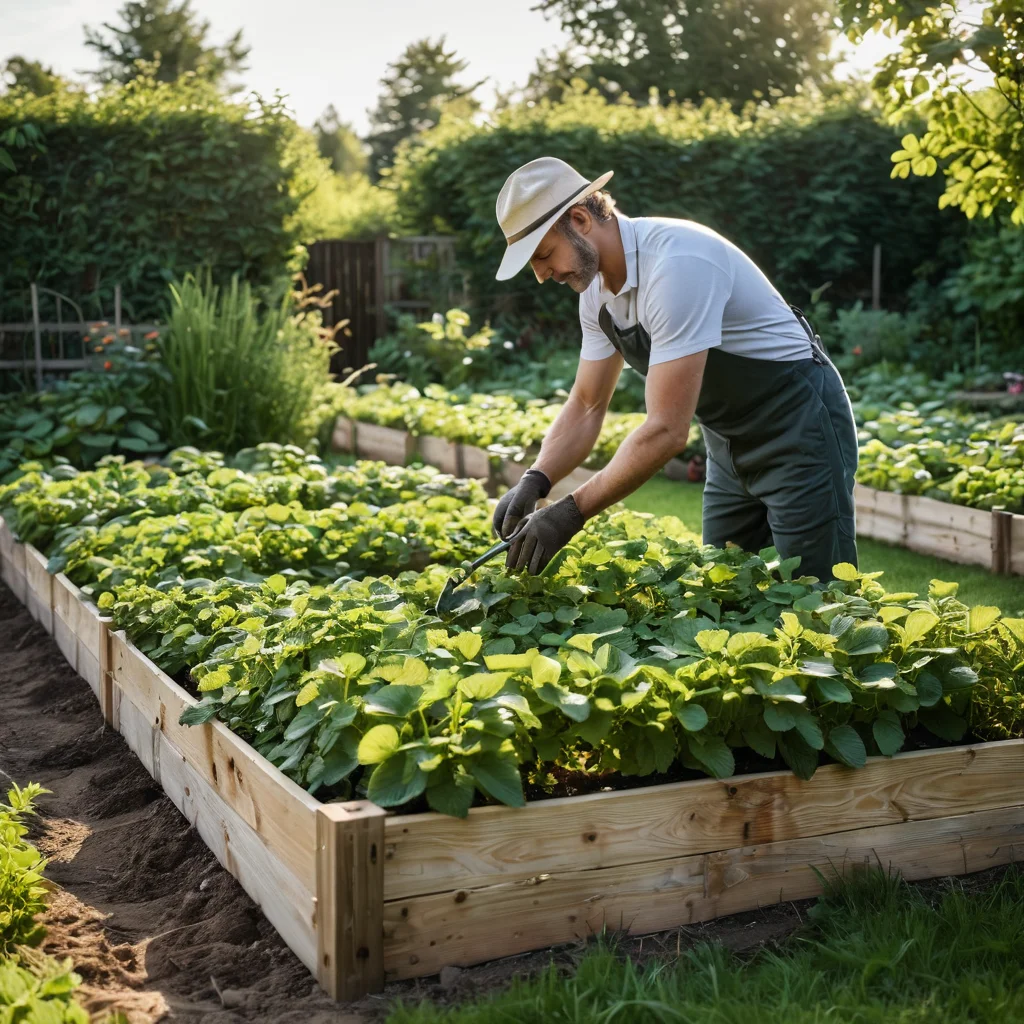 Опытный садовник осматривает кусты клубники разного размера, выбирая подходящие подставки из пластика и металла, учитывая тип грядки для максимальной поддержки урожая.