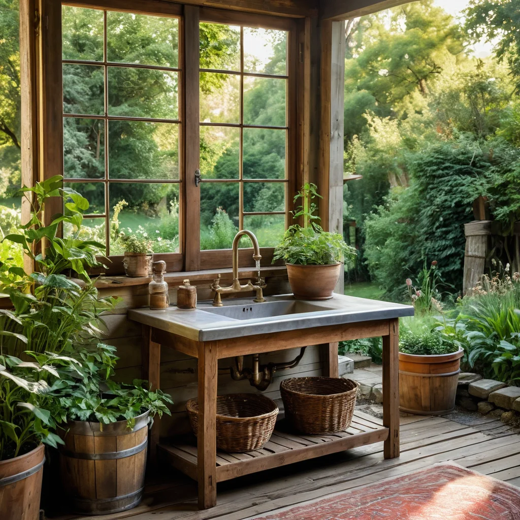 Подборка различных стилей и идей для деревенских рукомойников: от винтажных решений с металлическими ведрами до конструкций из переработанного дерева, вдохновляющих на выбор собственного дизайна для дачи.