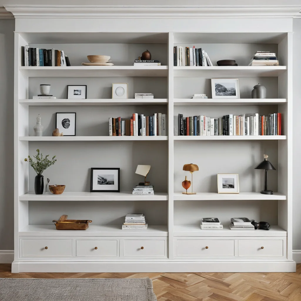 Изображение, демонстрирующее типичные ошибки при переделке шкафа: криво установленные полки, неровно покрашенная поверхность и неэффективное использование пространства, как пример того, чего следует избегать.