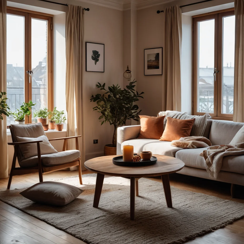 Пример интерьера, нарушающего принципы джапанди: излишняя загроможденность, неудачное сочетание стилей и отсутствие натуральных элементов, создающее стерильное впечатление.