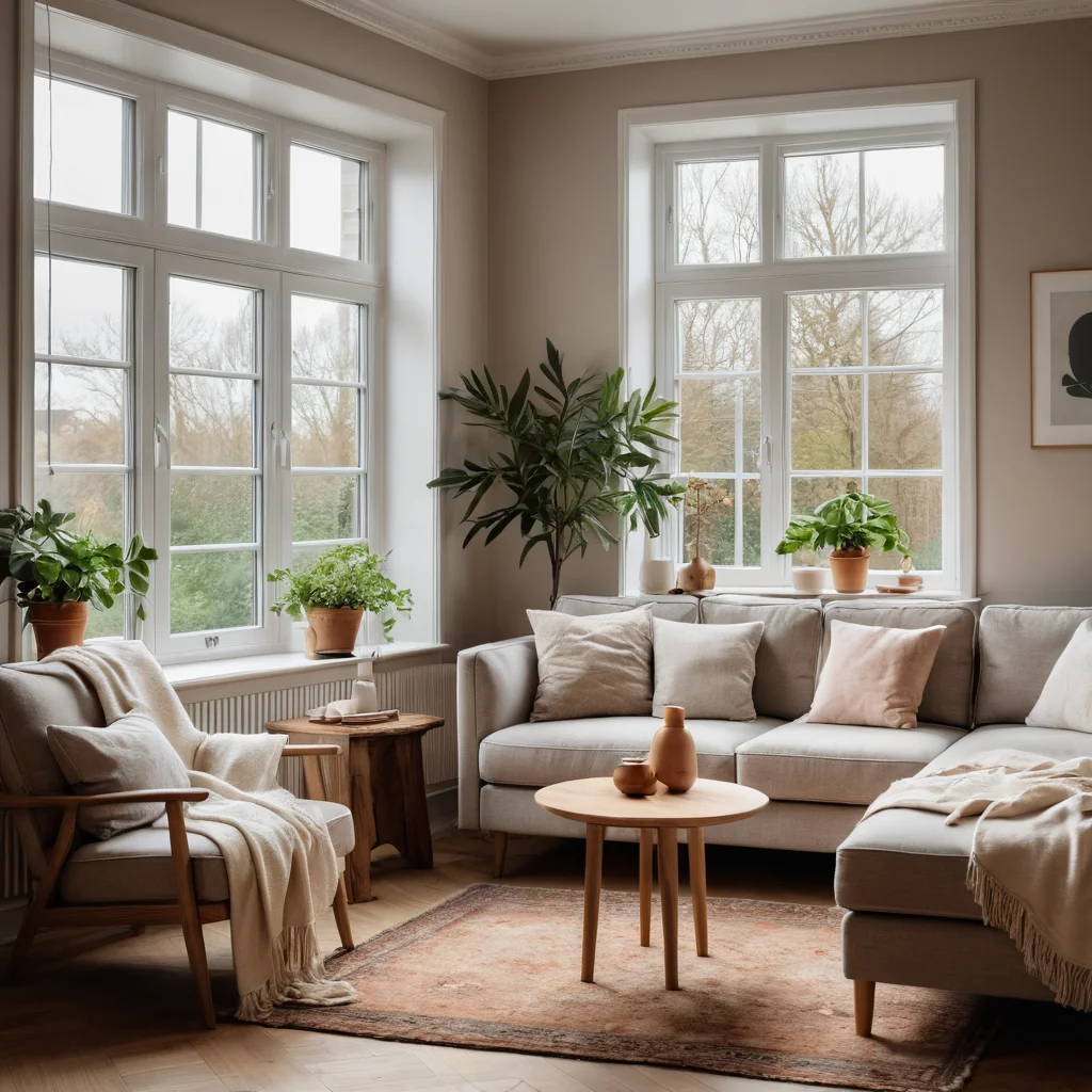 Светлое жилое пространство, создающее оазис спокойствия и энергии, с обилием естественного света и комфортной обстановкой для повседневной жизни.