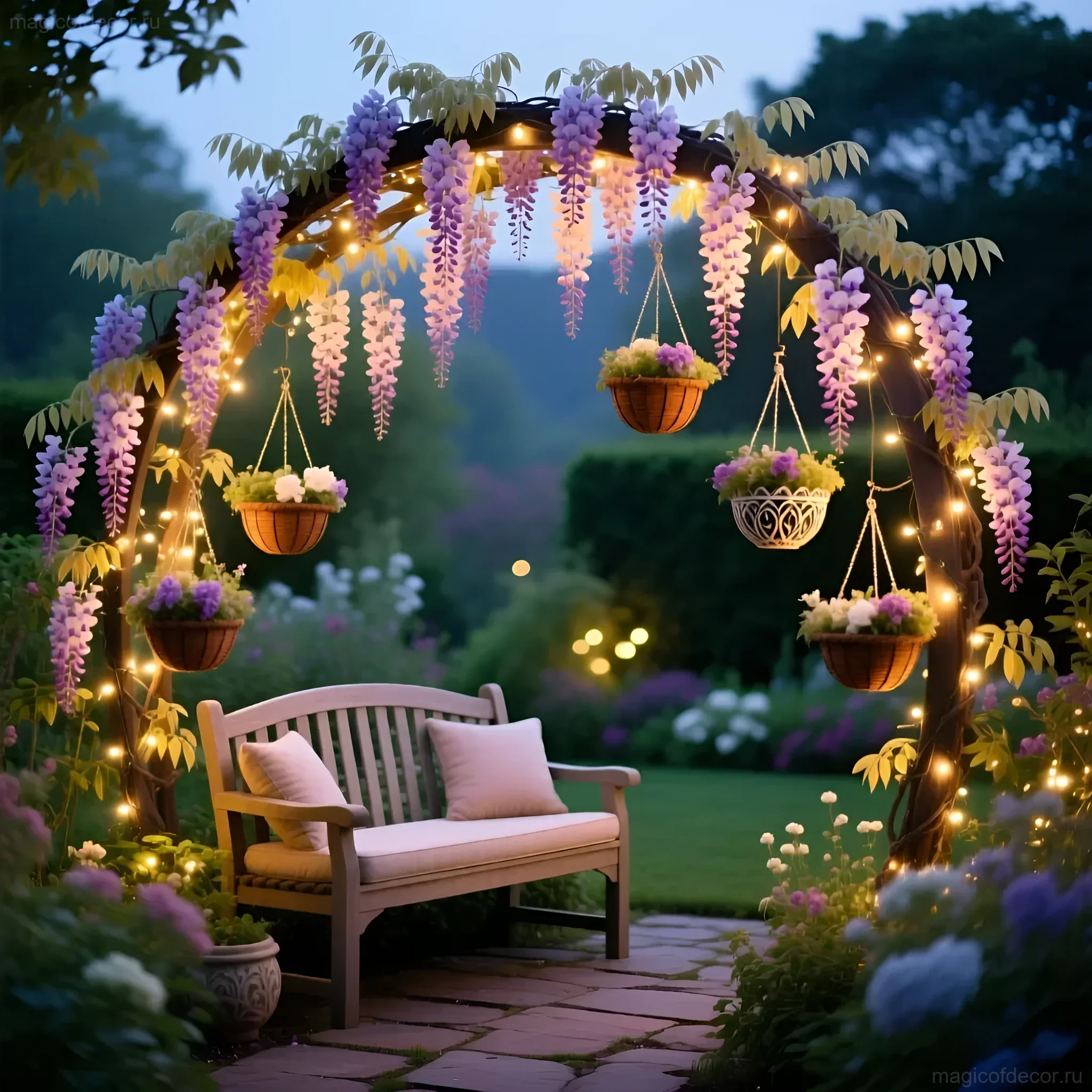 गेट के ऊपर मेहराब: आपके बगीचे का जादुई पोर्टल - छवि 5