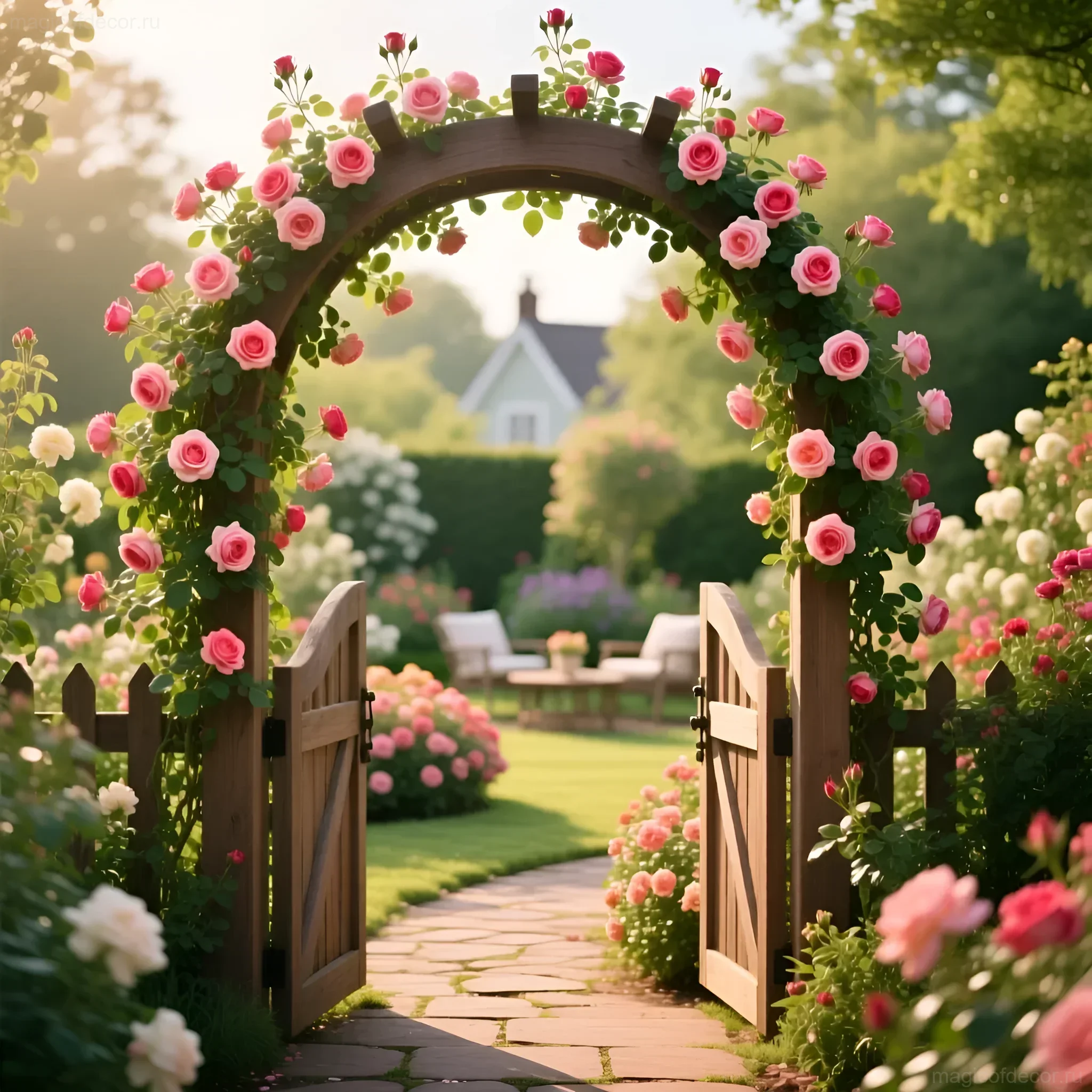 Арка над калиткой: волшебный портал в ваш сад - изображение 1