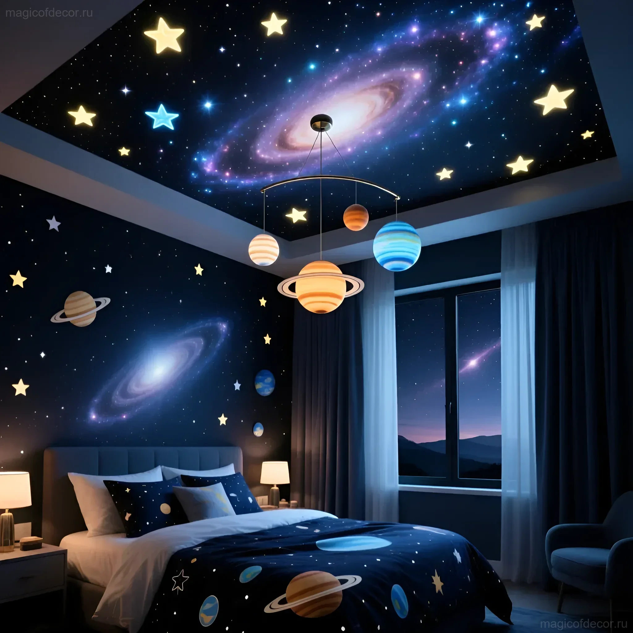 Декор ко Дню Космонавтики: ракеты, планеты, звезды - изображение 4