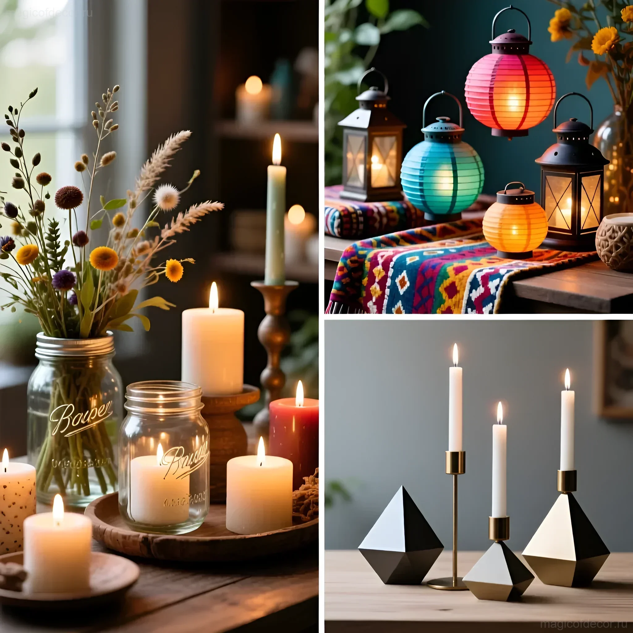 Декор свечами для уютных летних вечеров - изображение 5