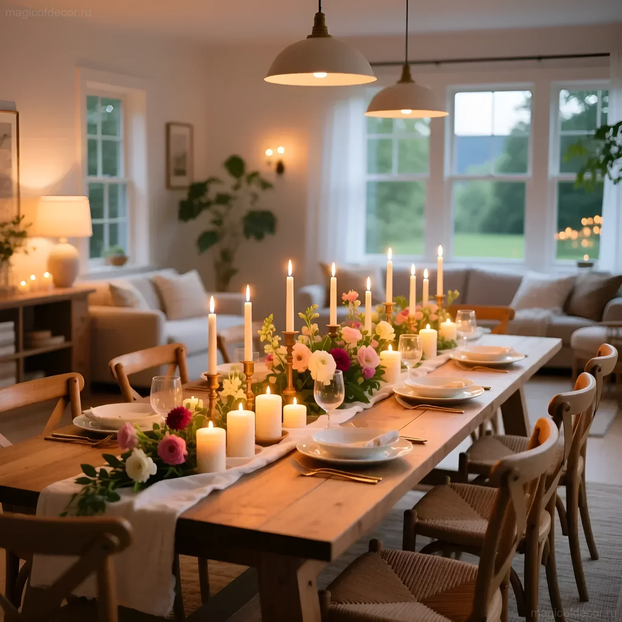 Декор свечами для уютных летних вечеров - изображение 7