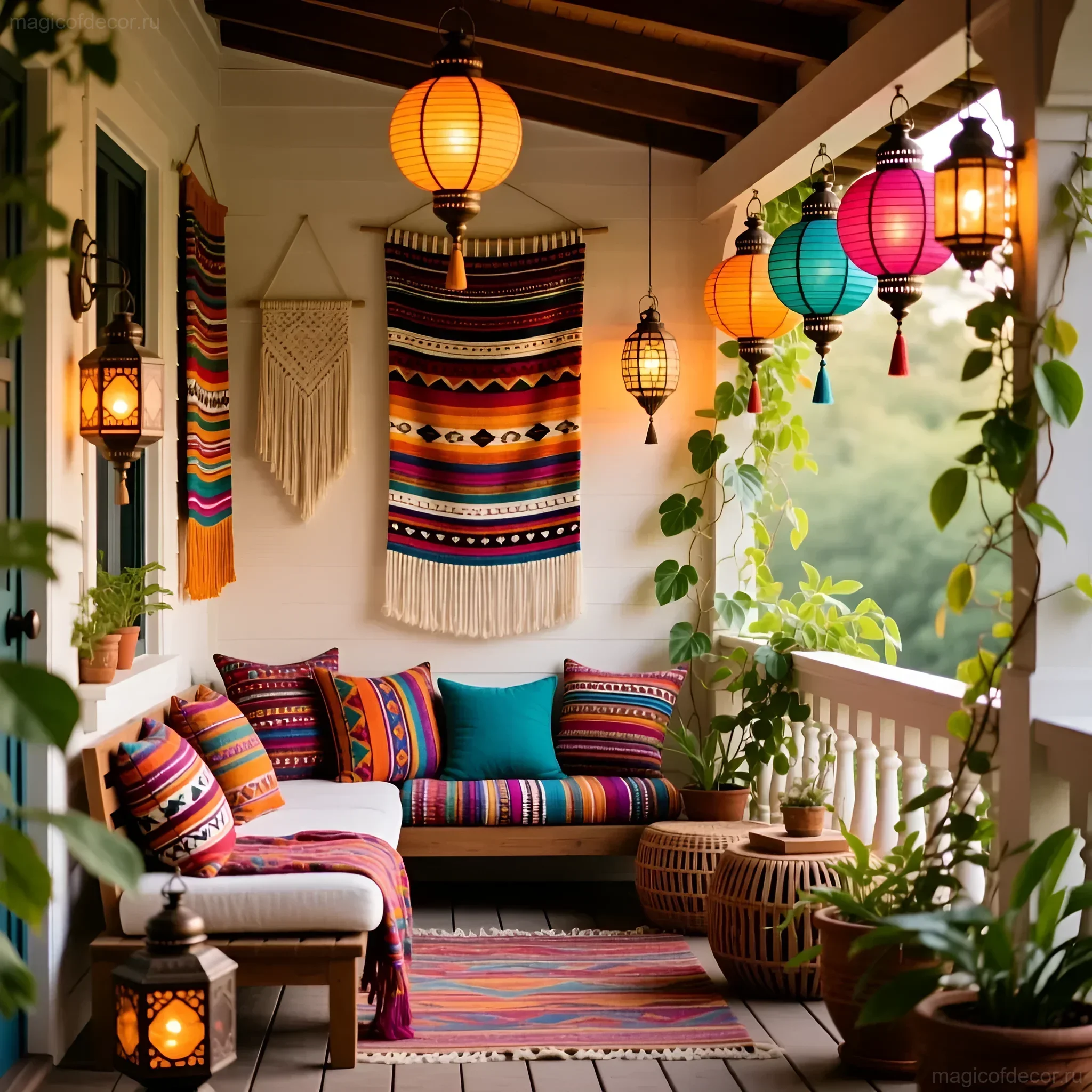 门廊照明：串灯、灯笼、蜡烛，为您营造 - 图片 5