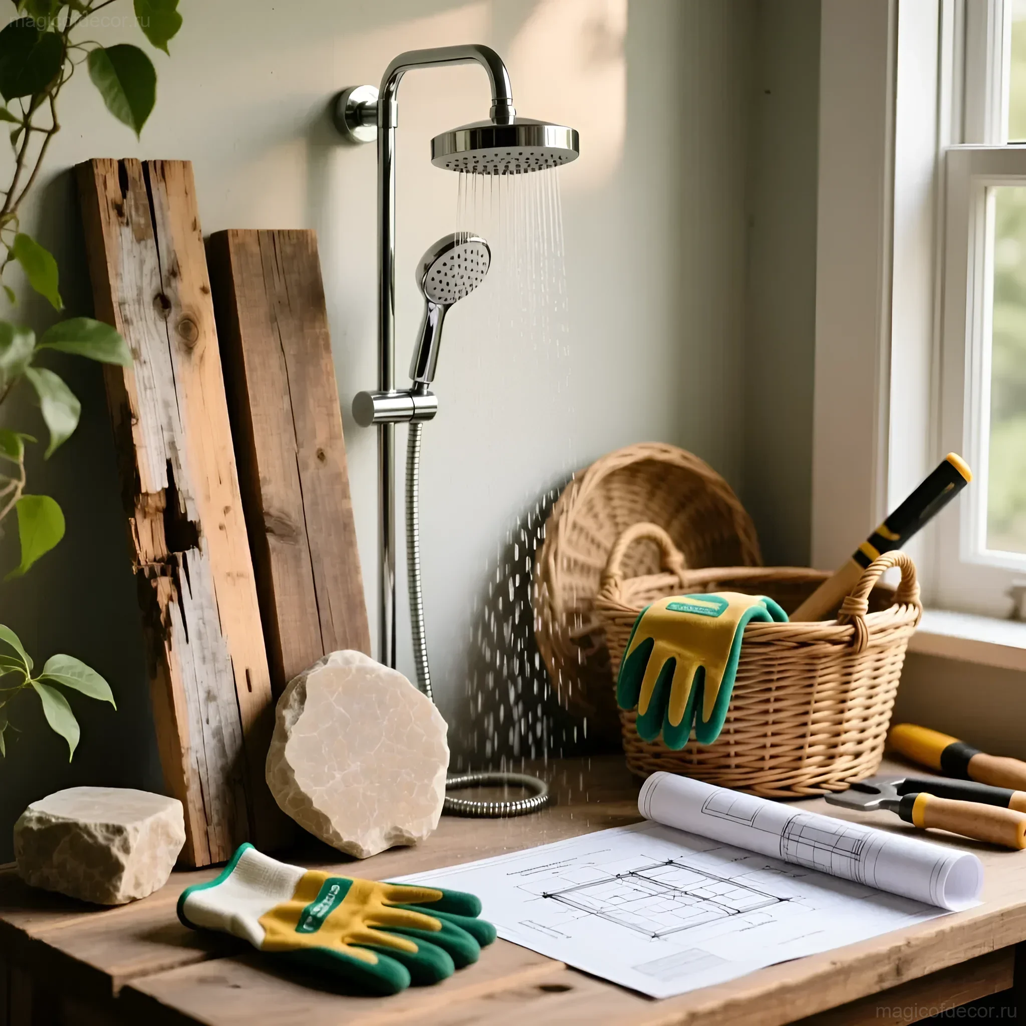 带更衣室的户外淋浴：您自己的夏日乡村水疗中心 - 图片 3