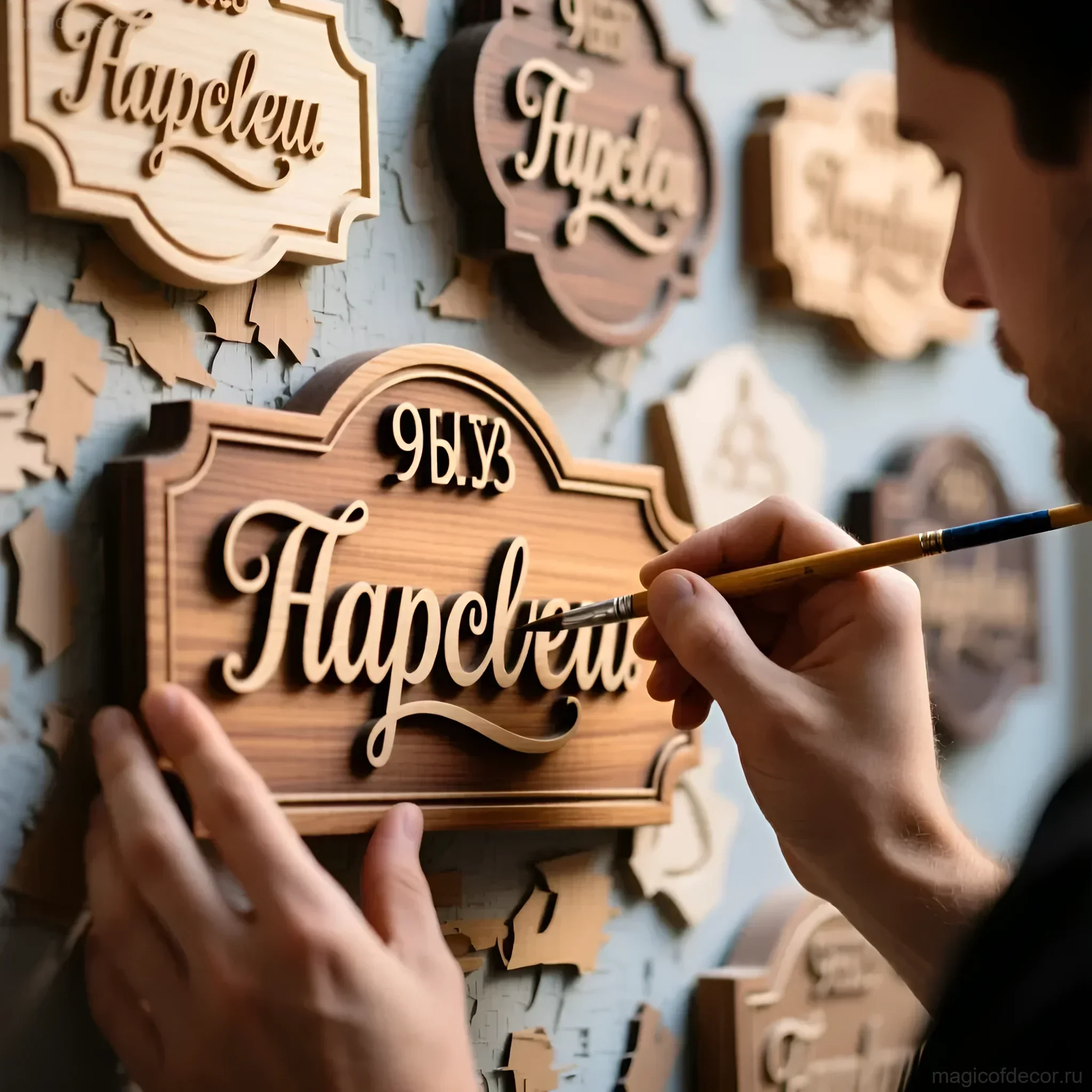 Изображение раздела 'Пошаговая инструкция: создаем табличку мечты своими руками 🎨' в статье про Табличка с названием улицы и номером дома: создаем