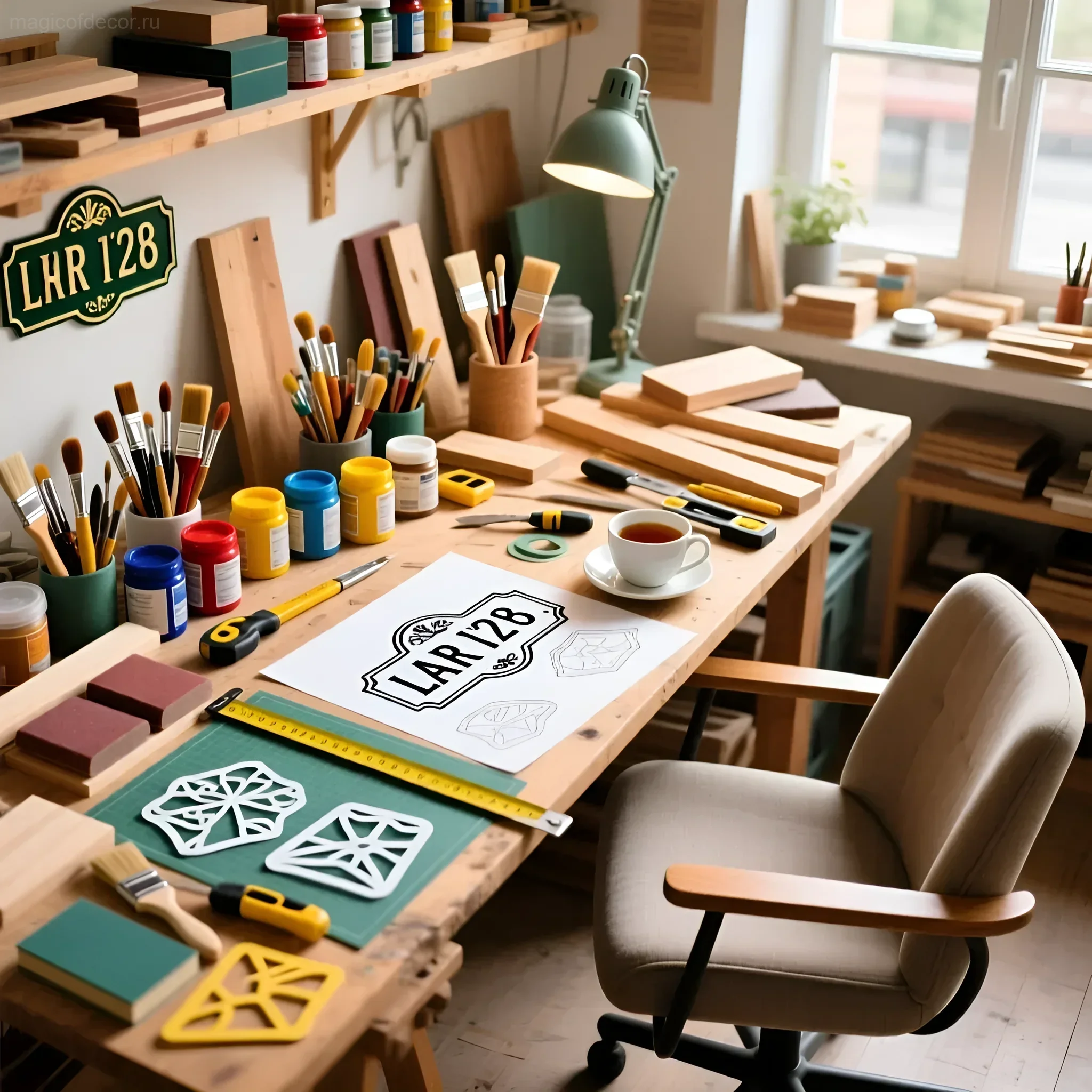 Изображение раздела 'Материалы и инструменты: что нам понадобится для создания таблички 🏡' в статье про Табличка с названием улицы и номером дома: создаем