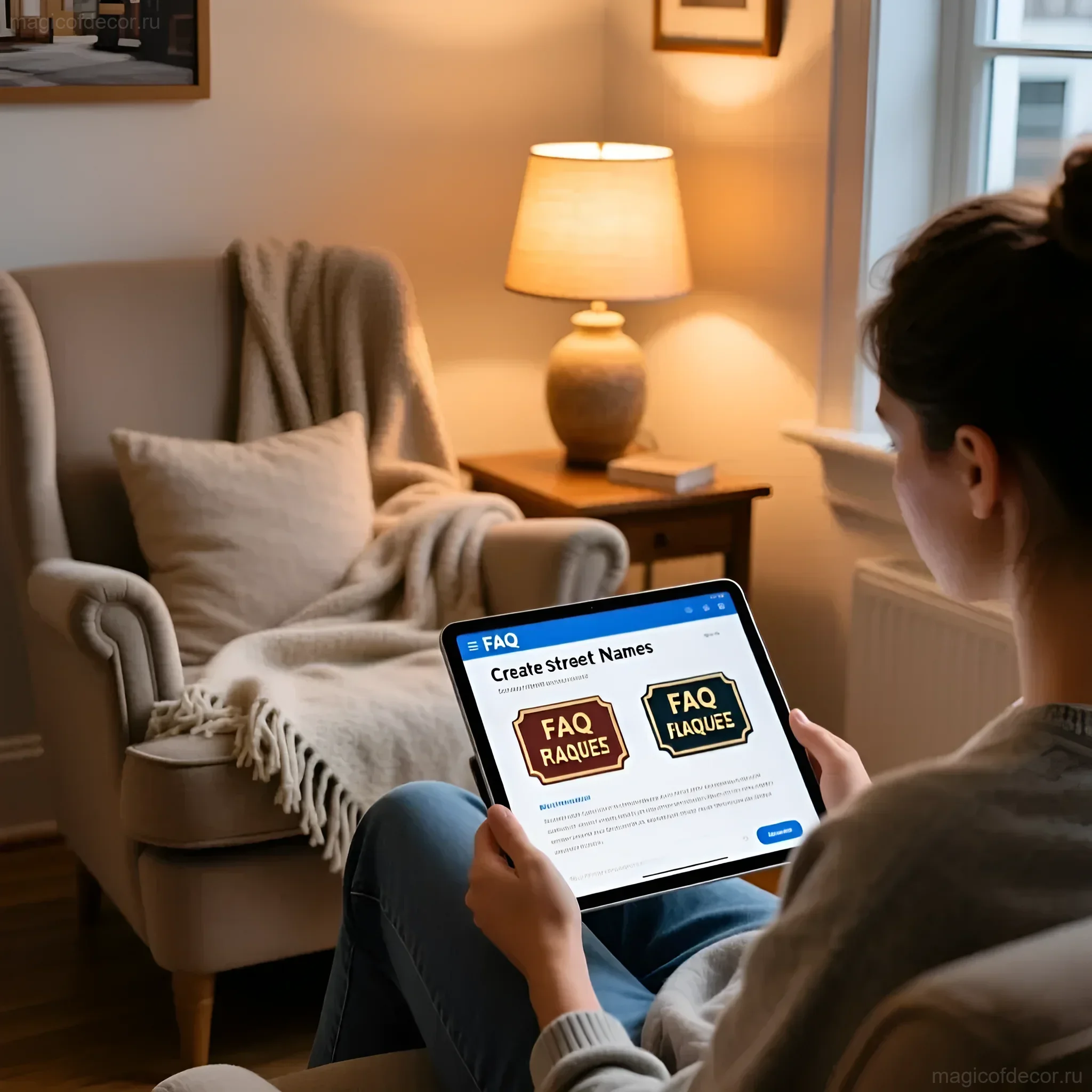 Изображение раздела 'FAQ: отвечаем на ваши вопросы о создании таблички ❓' в статье про Табличка с названием улицы и номером дома: создаем